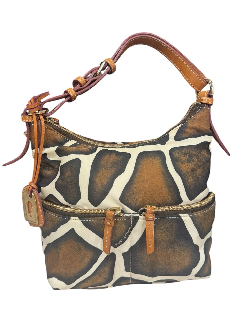 Dooney & Bourke Giraffe Print Hobo Bag